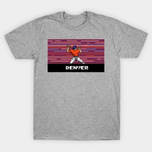 8-Bit Quarterback - Denver T-Shirt